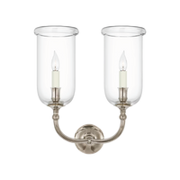 Embers 20" Double Hurricane Sconce