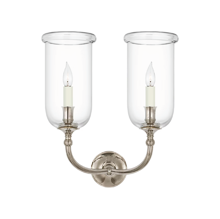 Embers 20" Double Hurricane Sconce