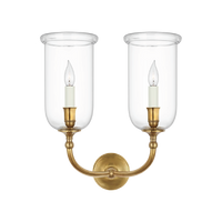 Embers 20" Double Hurricane Sconce