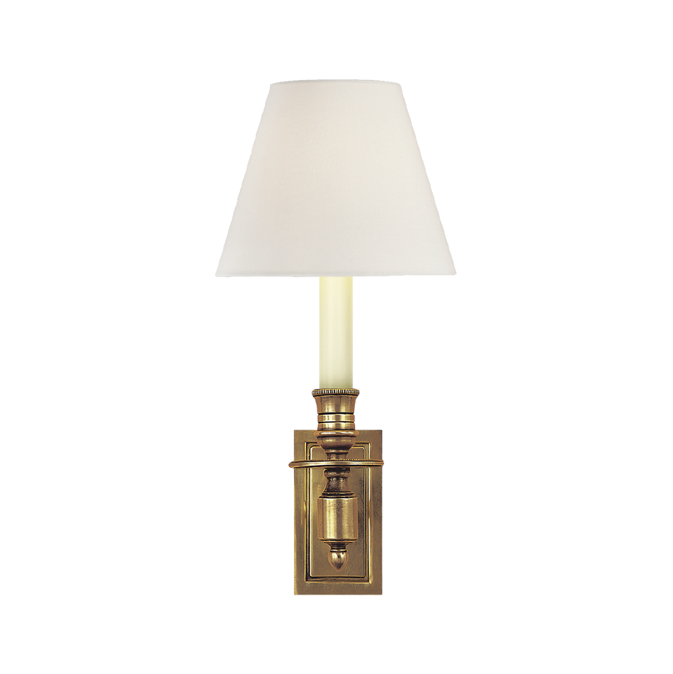 French Single Library Sconce