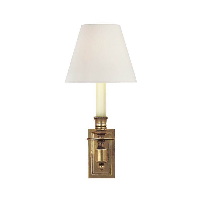 French Single Library Sconce