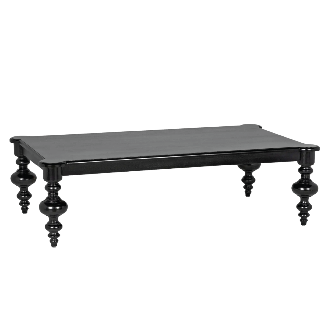 Graff Coffee Table - Hand-Rubbed Black
