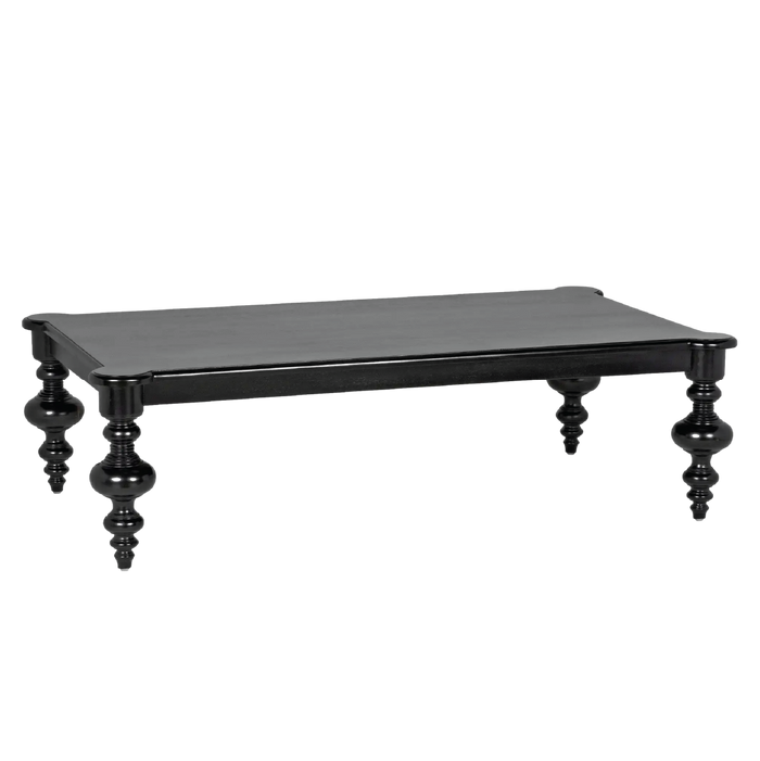 Graff Coffee Table - Hand-Rubbed Black