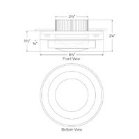 Grant Solitaire Flush Mount