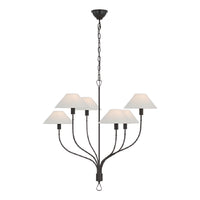 Griffin Large Staggered Tail Chandelier