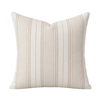 Harbour Stripe Pillow Cover - Sand