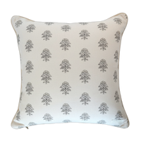 Iris Sand Pillow Cover, Piped - 22" x 22"