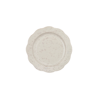 June Speckled & Scalloped Plate
