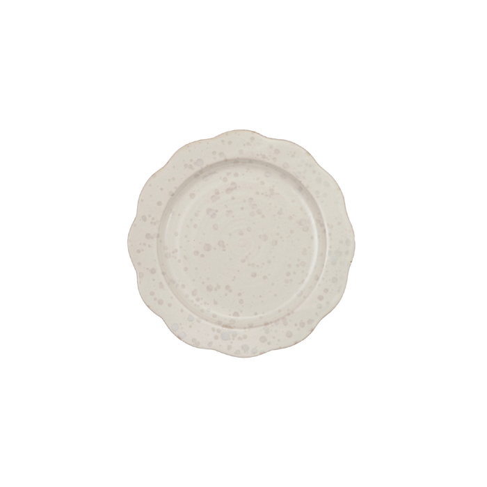 June Speckled & Scalloped Plate