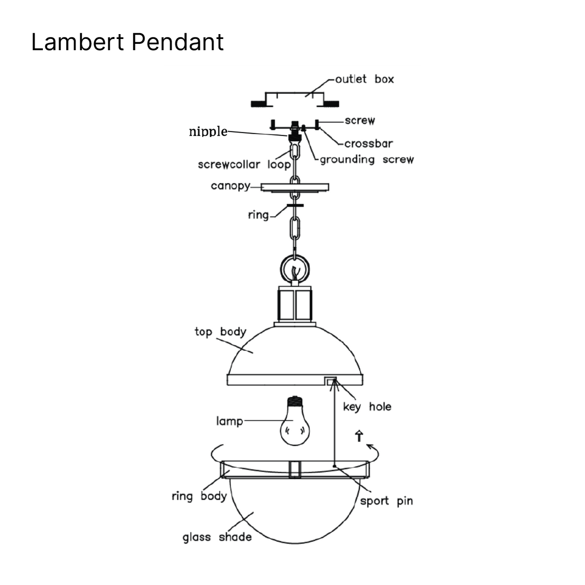 Lambert Pendant