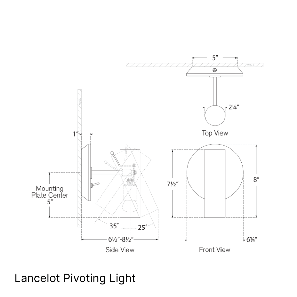 Lancelot Pivoting Light