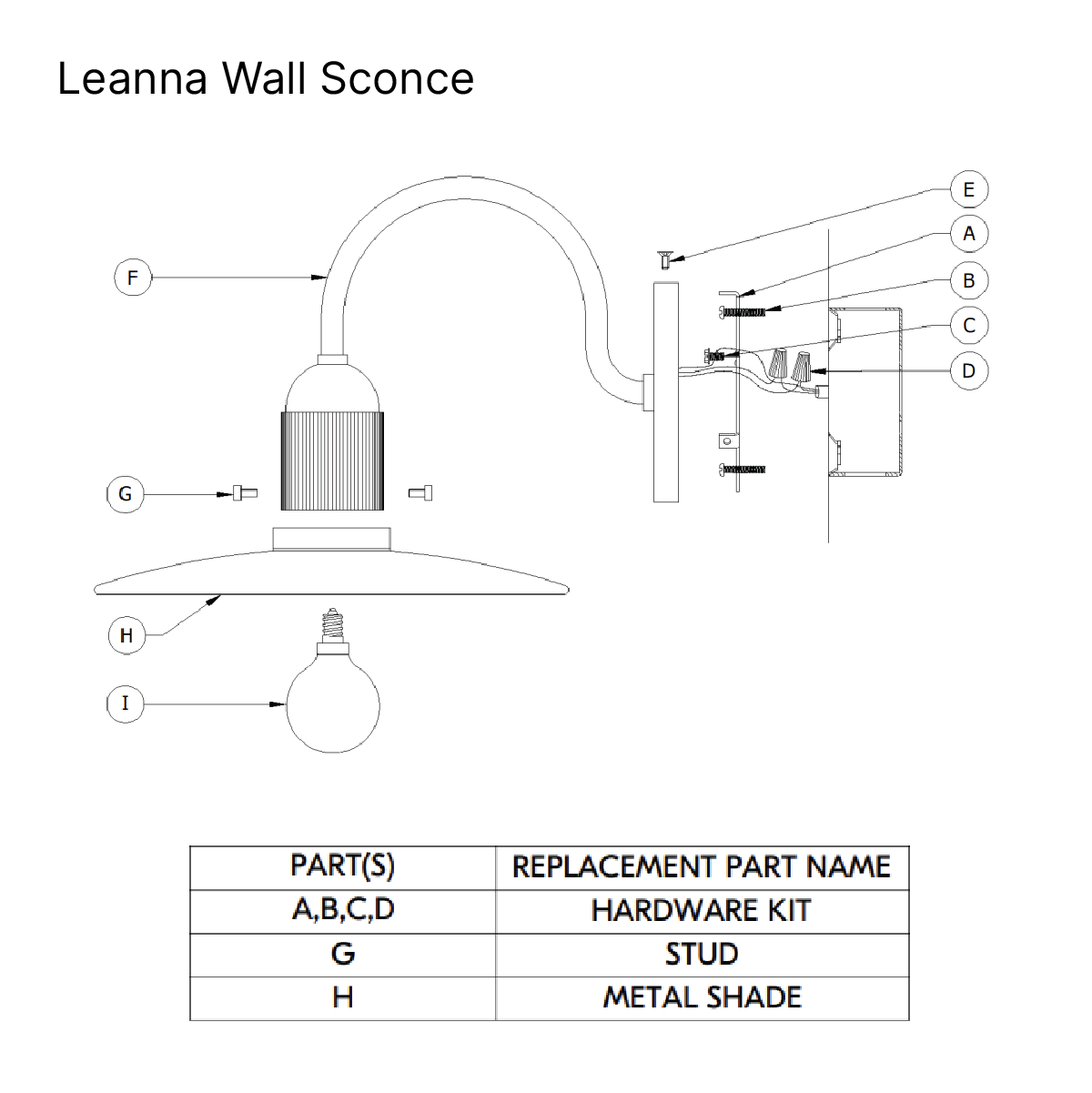 Leanna Wall Sconce