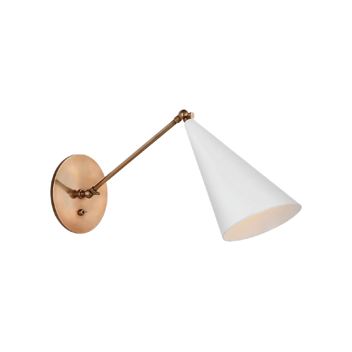 Clemente Single Arm Library Sconce — Acres Market & Interiors