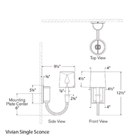 Vivian Single Sconce