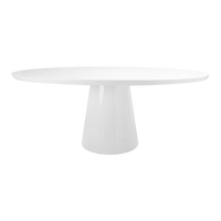 Luca Oval Dining Table - White