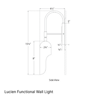 Lucien Functional Wall Light