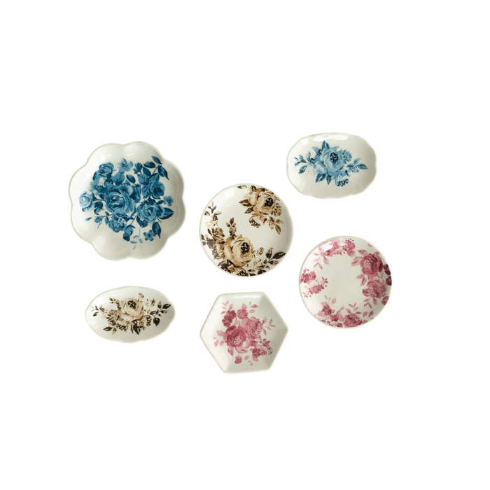 Lucy Stoneware Plate Magnets
