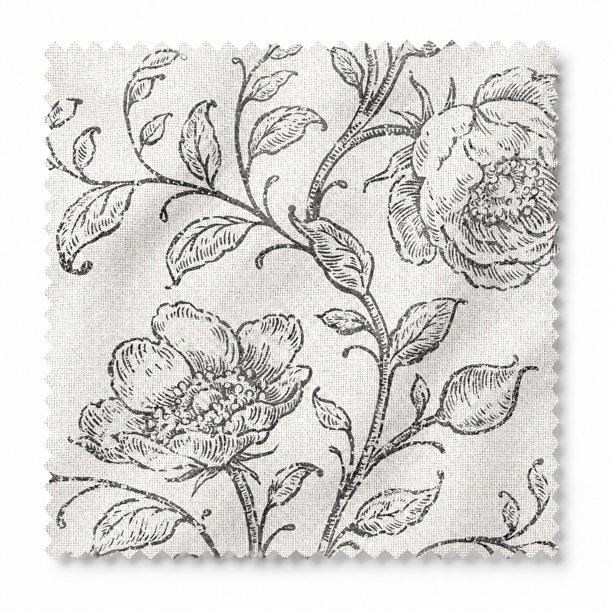 Mabel Pillow Cover - Charcoal