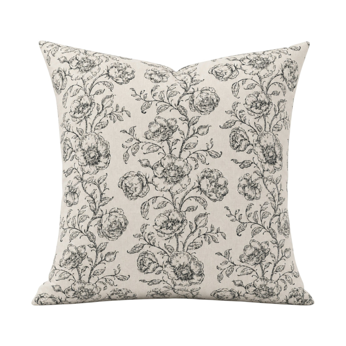 Mabel Pillow Cover - Charcoal