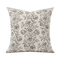 Mabel Pillow Cover - Charcoal