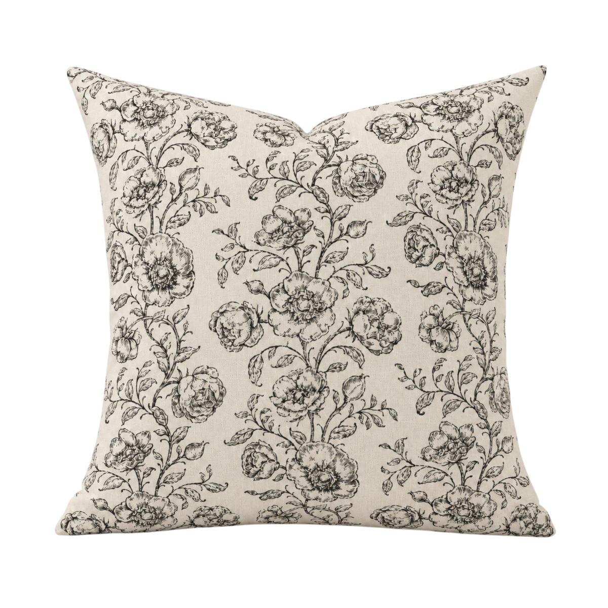 Mabel Pillow Cover - Charcoal