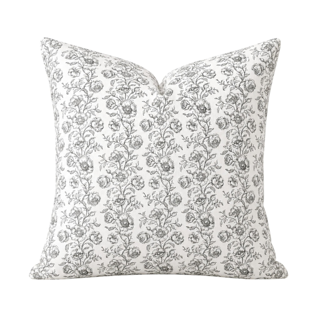 Mabel Lynn Pillow Cover - Charcoal