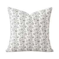 Mabel Lynn Pillow Cover - Charcoal