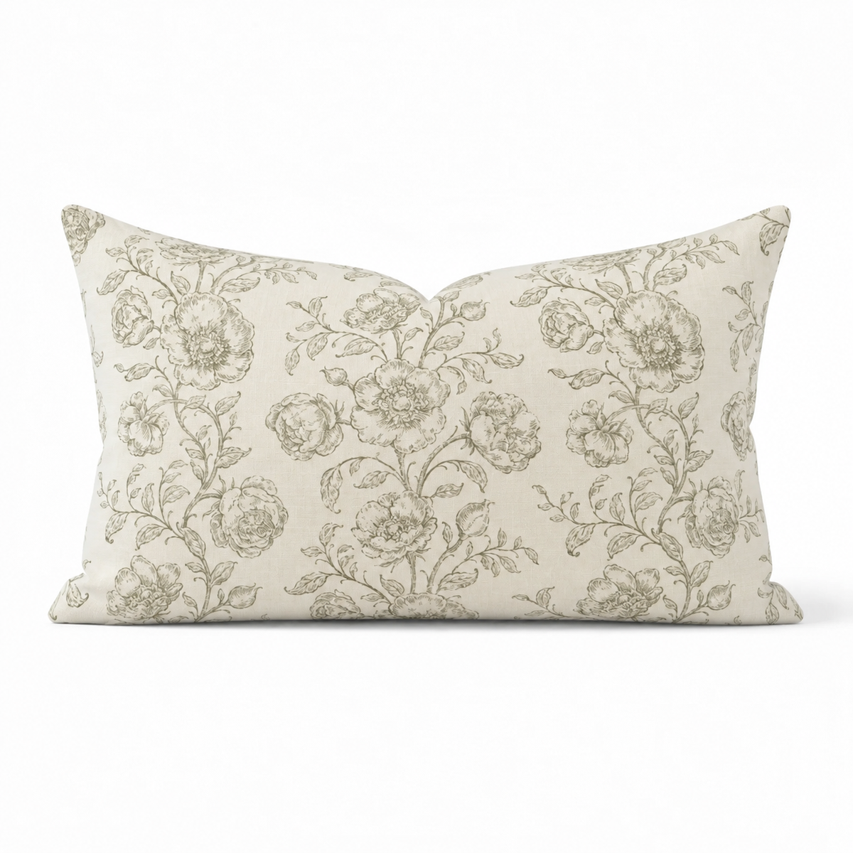 Mabel Pillow Cover - Olive - Lumbar