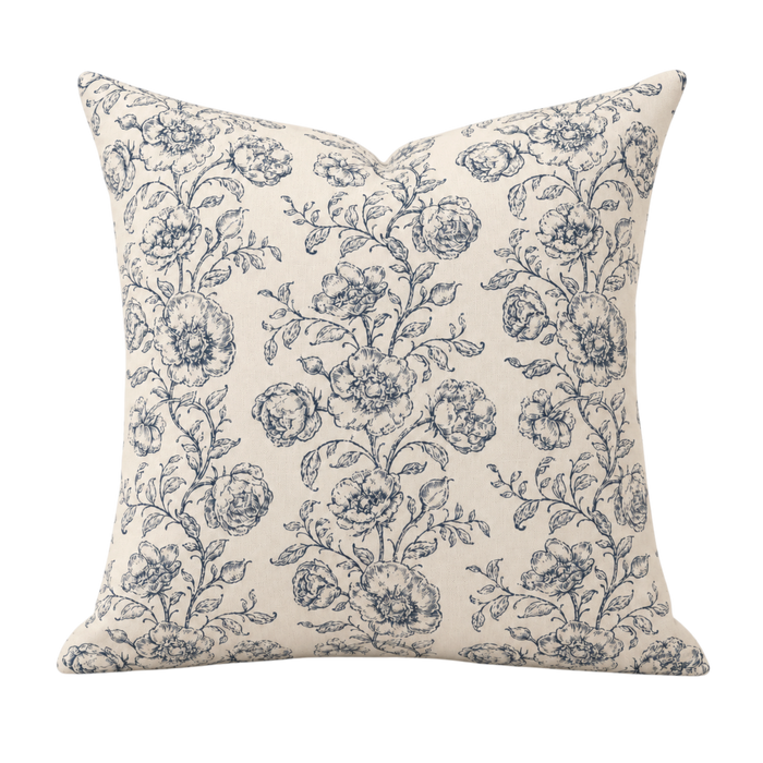 Mabel Pillow Cover - Sky Blue