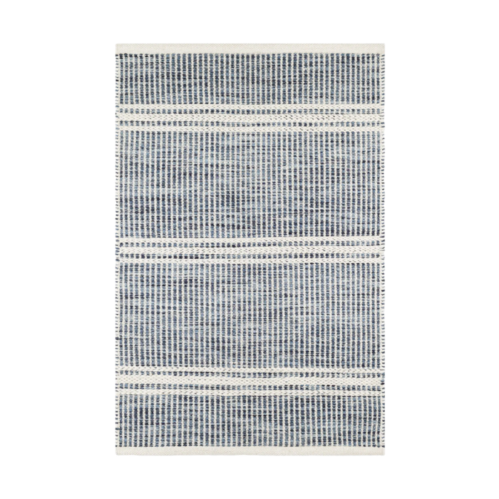 Malta Handwoven Wool Rug - Blue