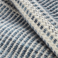 Malta Handwoven Wool Rug - Blue