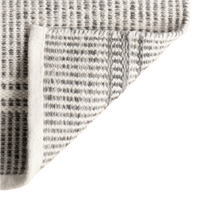 Malta Handwoven Wool Rug - Grey