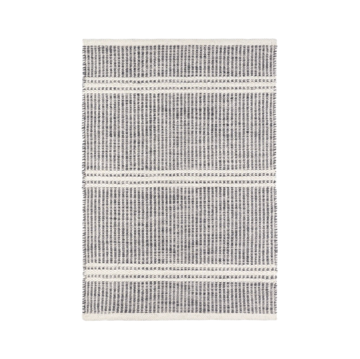 Malta Handwoven Wool Rug - Grey