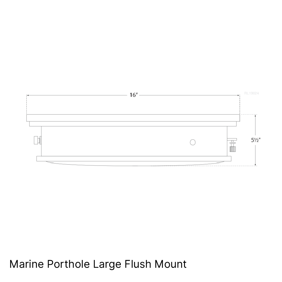 Marine Porthole Flush Mount