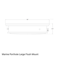 Marine Porthole Flush Mount