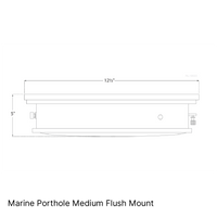 Marine Porthole Flush Mount