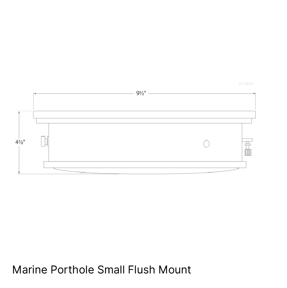 Marine Porthole Flush Mount