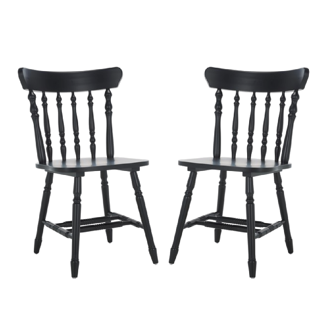 Nellie Chair in Black - Set of 2