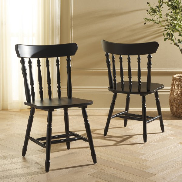 Nellie Chair in Black - Set of 2