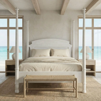 New Douglas Bed - White Wash