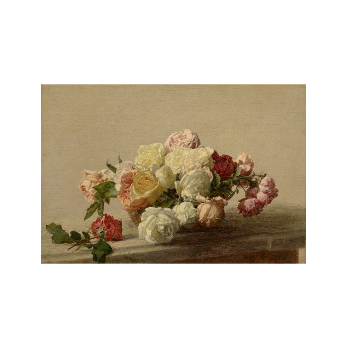 Olden Year Roses - Unframed Art Print