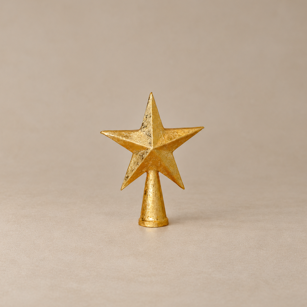 Petite Gold Star Tree Topper