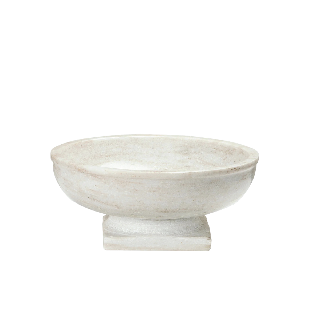 Rory Pedestal Marble Bowl