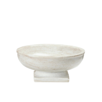 Rory Pedestal Marble Bowl