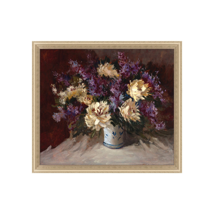 Peonies & Lilacs Framed Artwork