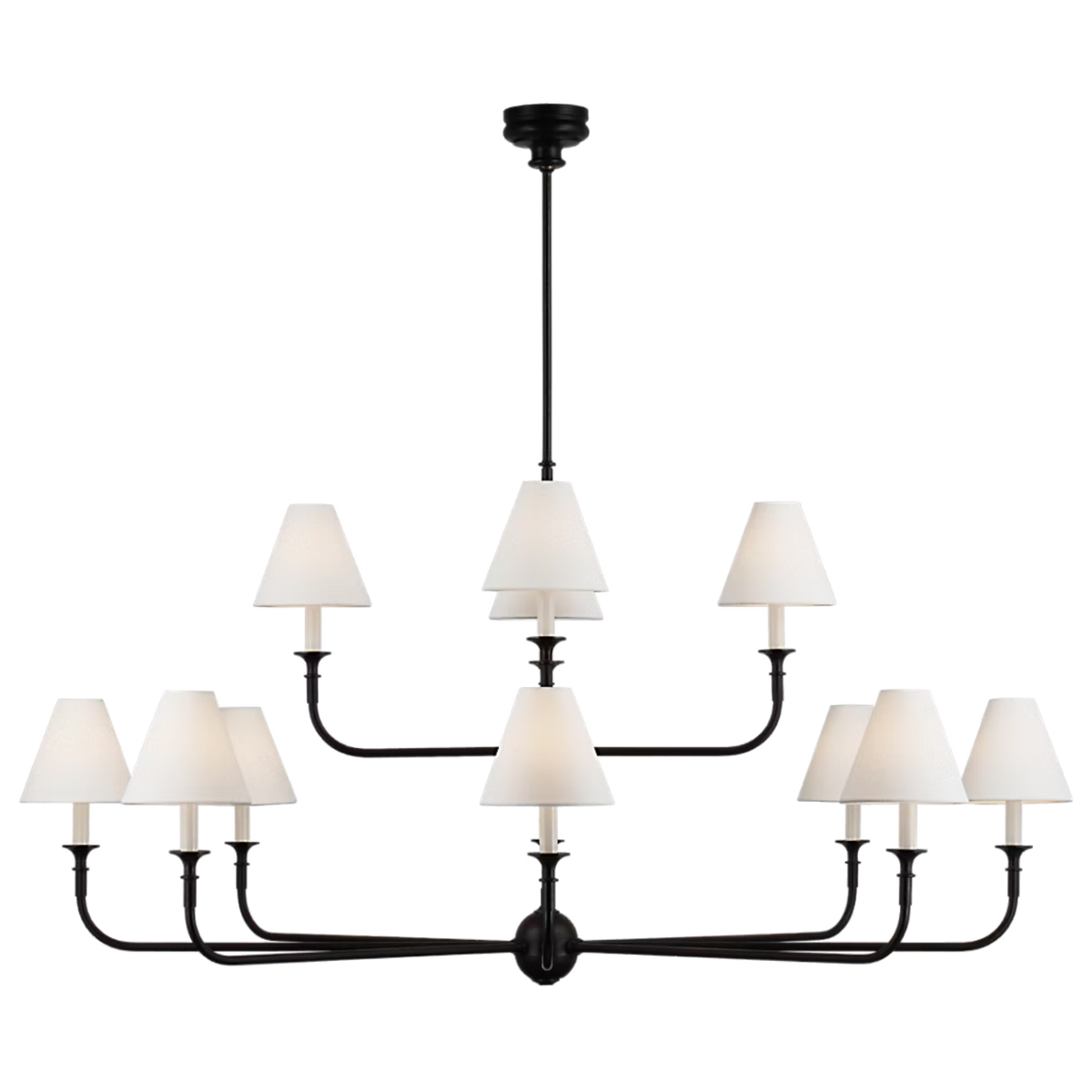 Piaf Grande Two-Tier Chandelier
