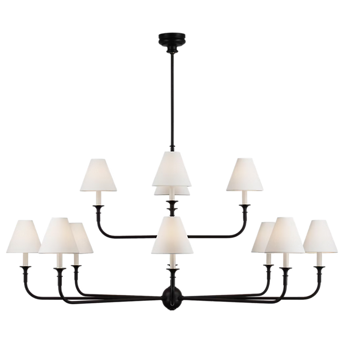 Piaf Grande Two-Tier Chandelier