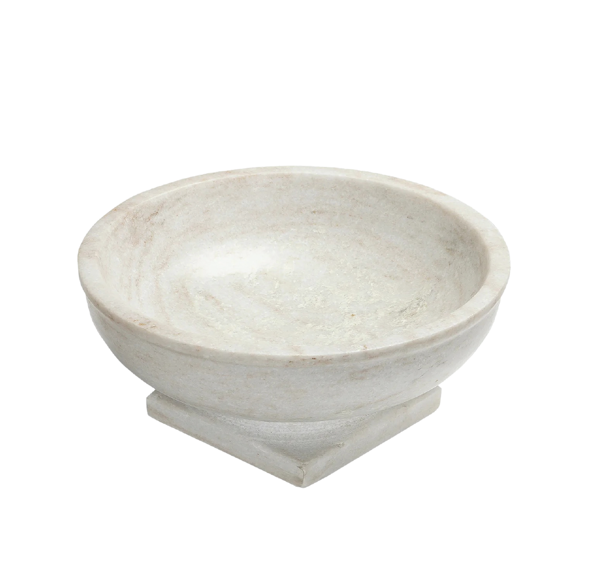 Rory Pedestal Marble Bowl