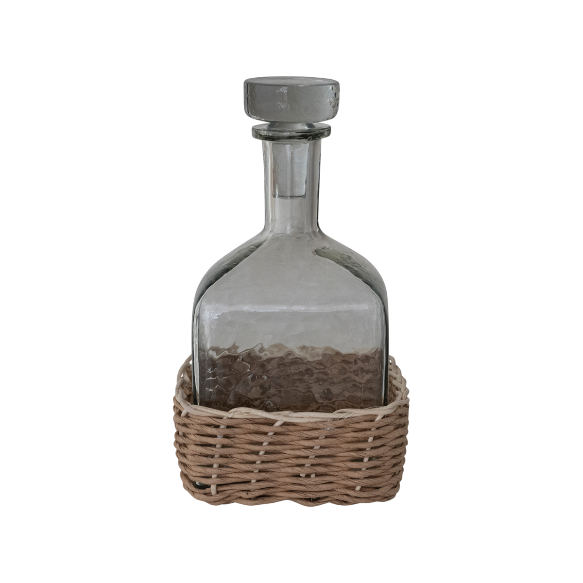 Remy Rattan & Glass Carafe