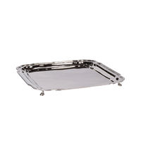 Rhodes Polished Silver Tray